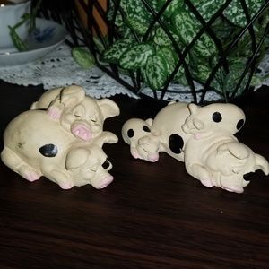 Resin Sleeping Pigs